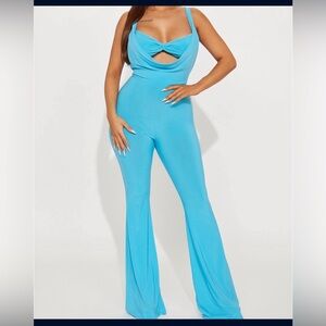 Sexy Blue Jumpsuit